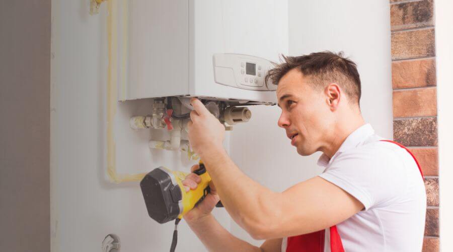 Local tankless water heater installation in Chilton, TX